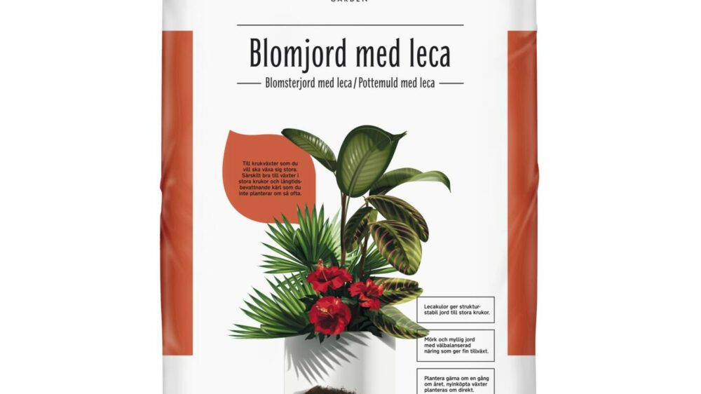 Blomjord med leca 15 liter