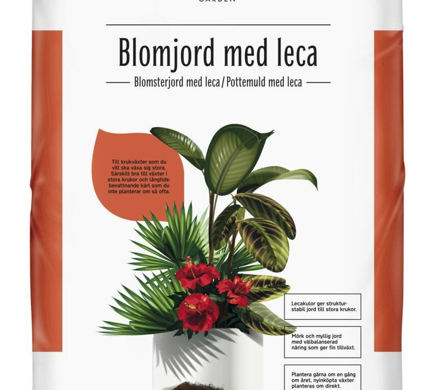 Blomjord med leca 15 liter